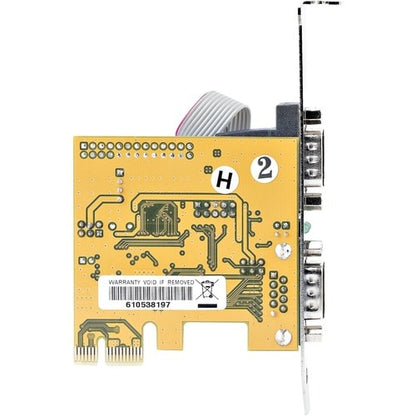 Carte série StarTech.com PCI Express 2 ports, double port PCIe vers RS232