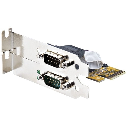 Carte série StarTech.com PCI Express 2 ports, double port PCIe vers RS232