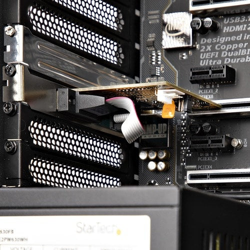 Carte série StarTech.com PCI Express 2 ports, double port PCIe vers RS232