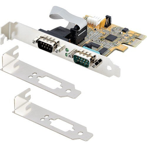 Carte série StarTech.com PCI Express 2 ports, double port PCIe vers RS232