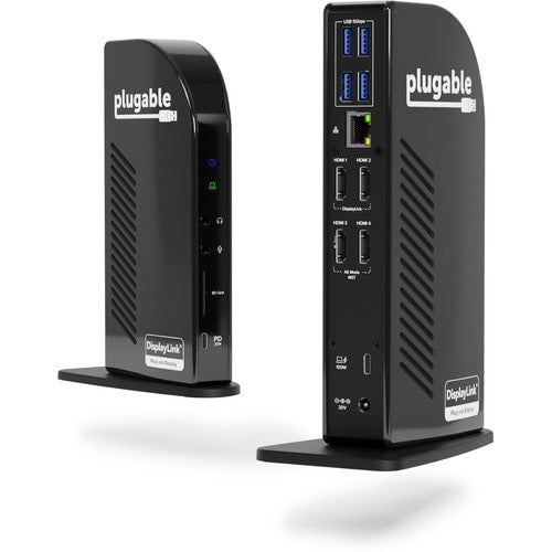 Plugable Plugable USB-C Quad HDMI Docking Station - for Notebook, Monitor - Memo