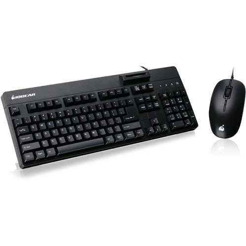 Clavier 104 touches conforme à la norme TAA, souris 3 boutons avec CAC intégré