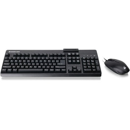 Clavier 104 touches conforme à la norme TAA, souris 3 boutons avec CAC intégré