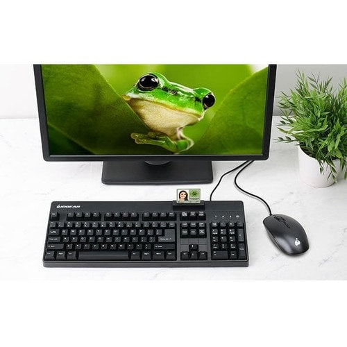 Clavier 104 touches conforme à la norme TAA, souris 3 boutons avec CAC intégré