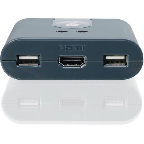 COMMUTATEUR KVM FULL HD 2 PORTS AVEC CONNEXIONS HDMI ET USB