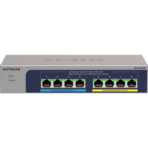 NETGEAR 8 PORTS ULTRA60 POE MULTIGIGABIT 2,5G