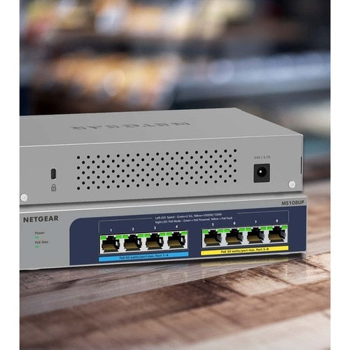 NETGEAR 8 PORTS ULTRA60 POE MULTIGIGABIT 2,5G