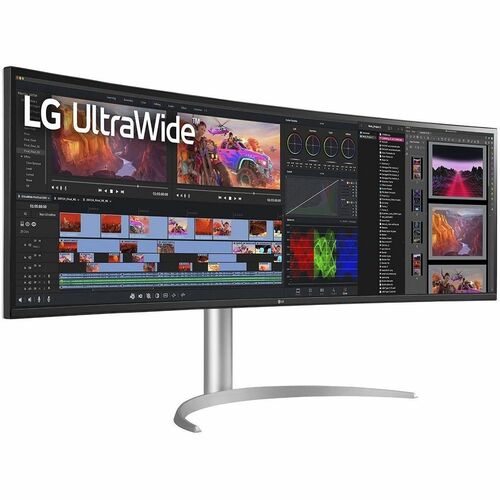 LG 49WQ95C-W 49\" Class UW-QHD Curved Screen Gaming LCD Monitor