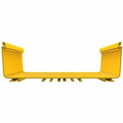 Canal de câbles Panduit FiberRunner 12" x 4" - Jaune - Longueur 120" (3 048 mm) -