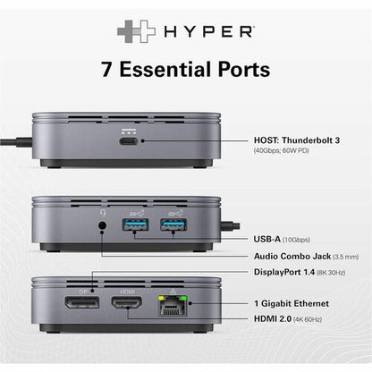 Base móvil HyperDrive Thunderbolt 3