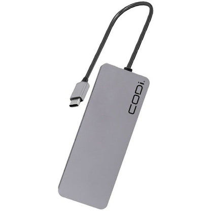 Hub multiport 5 en 1 CODi - USB Type C - Externe - 4 ports USB - 4 ports USB 3.0