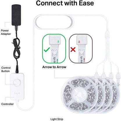 Bande lumineuse Wi-Fi intelligente Tapo - Ampoule LED