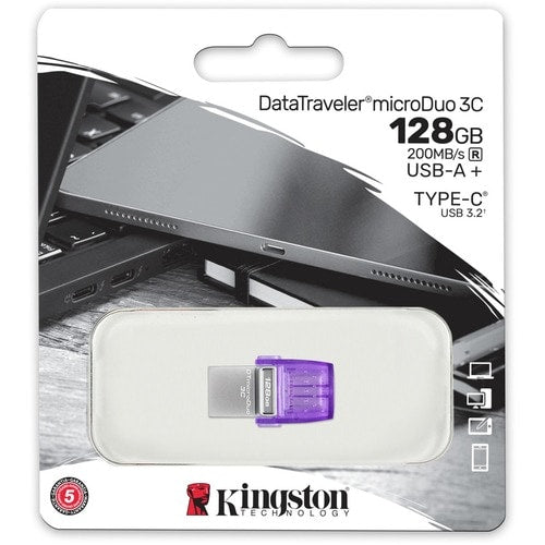 MULTI 1 128GB DATATRAVELER MICRODUO 3C 200MB/S DUAL USB-A+USB-