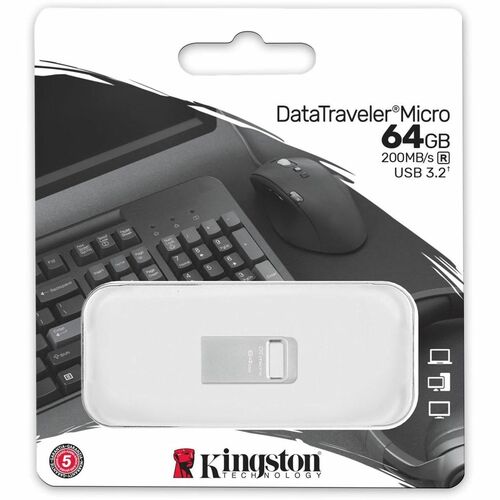 MULTI 25 64GB DATATRVLR MICRO METAL USB 3.2 GEN1 CANDA RETL