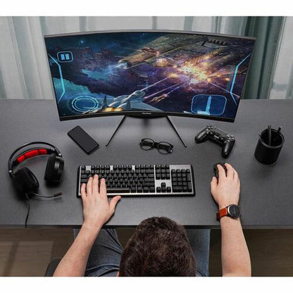 Moniteur LED incurvé Full HD ViewSonic OMNI VX2418C 24 pouces - 16:9 - Noir