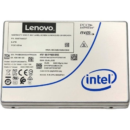 1.6TB TS SSD PCIE 3.5 U.2 P5620 MIXEDUSE NVME 4.0 X4 HS NC/NR
