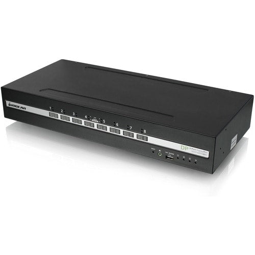 SW KVM SEGURO DE 8 PUERTOS CON PANTALLA DE DOBLE VISTA Y AUDIOCAC PP4.0 TAA