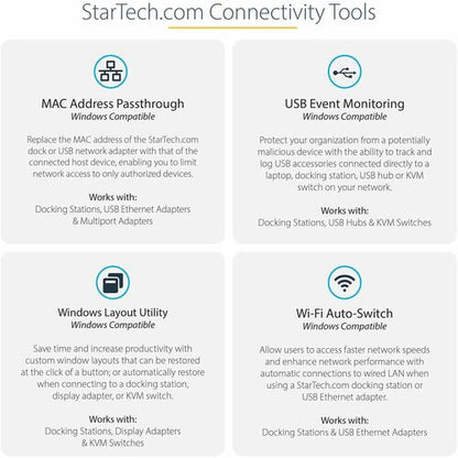 Station d'accueil USB-C pour trois écrans StarTech.com