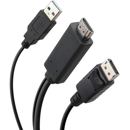Câble HDMI vers DisplayPort actif 4K IOGEAR de 1,8 m