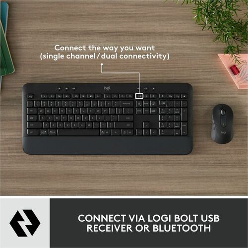 Combo de ratón y teclado inalámbricos Logitech Signature MK650 para empresas