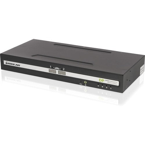 COMMUTATEUR KVM DISPLAYPORT À 2 PORTS À VUE SIMPLE AVEC AUDIO PP4.0 TAA