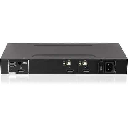 COMMUTATEUR KVM DISPLAYPORT À 2 PORTS À VUE SIMPLE AVEC AUDIO PP4.0 TAA