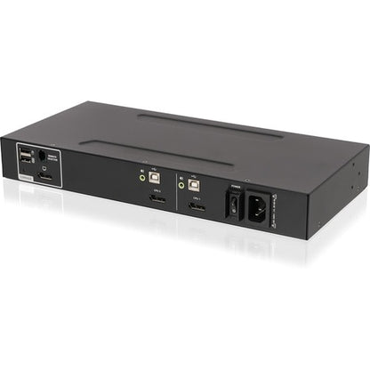 COMMUTATEUR KVM DISPLAYPORT À 2 PORTS À VUE SIMPLE AVEC AUDIO PP4.0 TAA