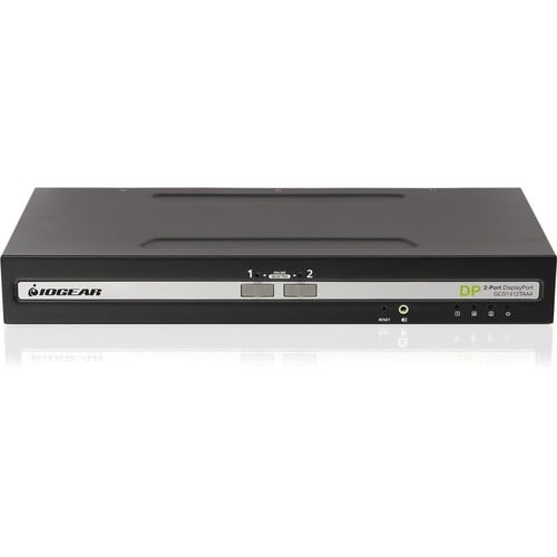 COMMUTATEUR KVM DISPLAYPORT À 2 PORTS À VUE SIMPLE AVEC AUDIO PP4.0 TAA