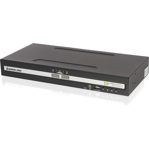 CONMUTADOR KVM DE 2 PUERTOS CON VISUALIZACIÓN ÚNICA, AUDIO Y SOPORTE CAC