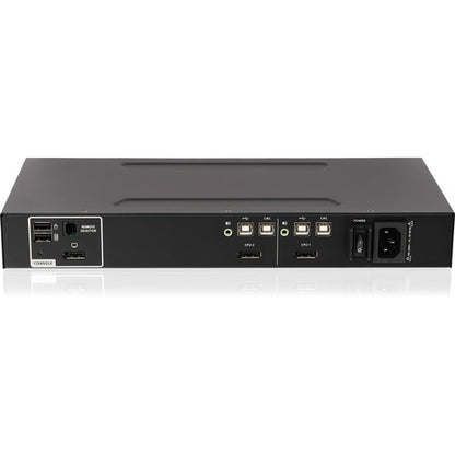 CONMUTADOR KVM DE 2 PUERTOS CON VISUALIZACIÓN ÚNICA, AUDIO Y SOPORTE CAC
