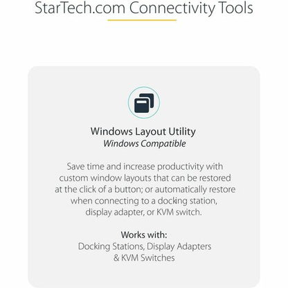 StarTech.com Dual-Monitor DisplayPort 1.4 Splitter