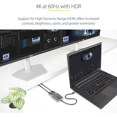 Adaptateur StarTech.com USB-C vers double DisplayPort 1.4