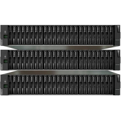 Sistema de almacenamiento SAN Lenovo ThinkSystem DE6000H: admite 24 HDD y 24 SSD
