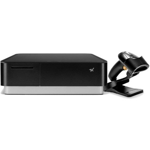 Star Micronics mPOPÂ® with 2D Scanner, Black, Integrated Printer & Cash Drawer,