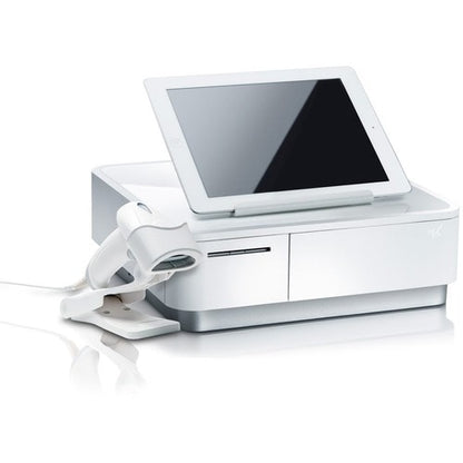 Star Micronics mPOP® con escáner 2D, impresora integrada y cajón de efectivo, plano B