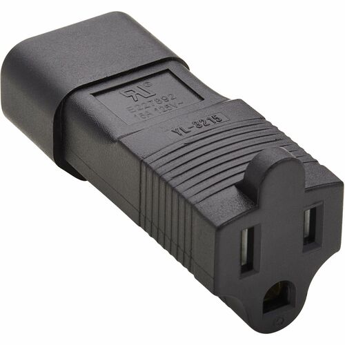 Adaptateur d'alimentation Tripp Lite NEMA 5-15R vers C14 - 15 A