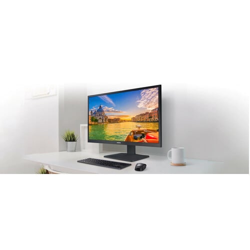 Samsung Essential S24A338NHN 24\" Class Full HD LCD Monitor - 16:9 - Black