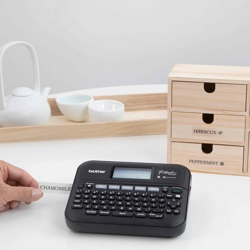 Imprimante d'étiquettes P-Touch PT-D460BT grise - Transfert thermique