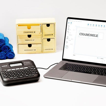 Imprimante d'étiquettes P-Touch PT-D460BT grise - Transfert thermique