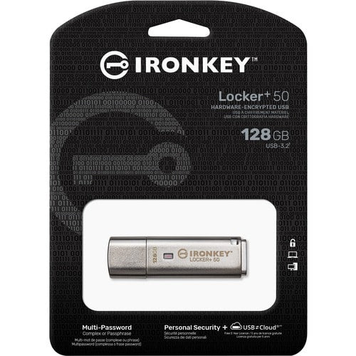 MULTI 1 128GB IKLP50 AES USB W/256BIT ENCRYPTION