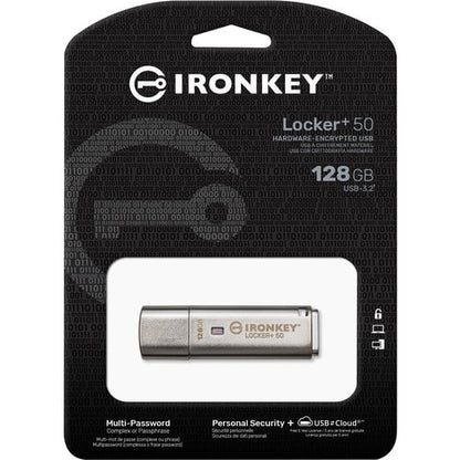 MULTI 1 128GB IKLP50 AES USB W/256BIT ENCRYPTION