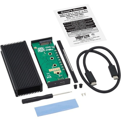 Tripp Lite by Eaton U457-1M2-NVME-L Drive Enclosure - USB 3.2 (Gen 2)