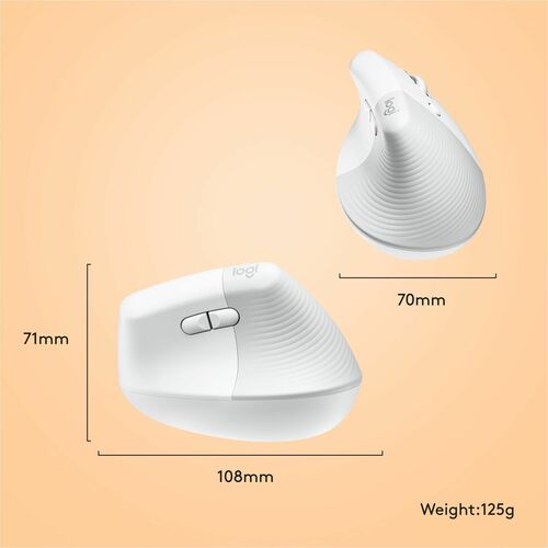 Logitech Lift for Mac (Off-white) - Optical