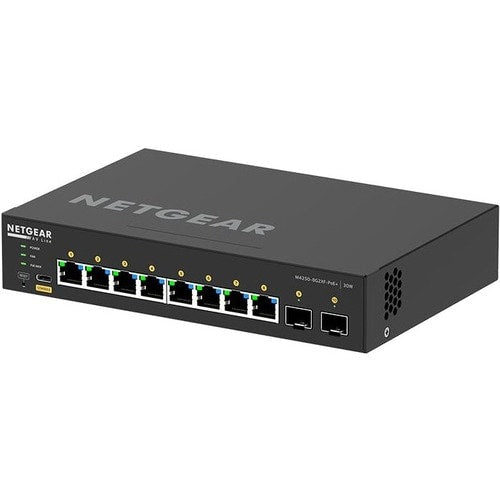 Commutateur de bureau entièrement géré AV LINE M4250-8G2XF-POE+