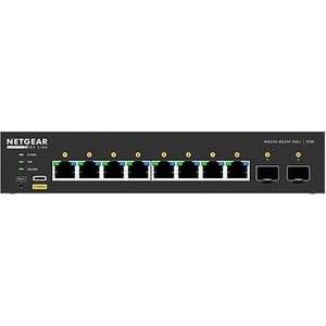 Commutateur de bureau entièrement géré AV LINE M4250-8G2XF-POE+