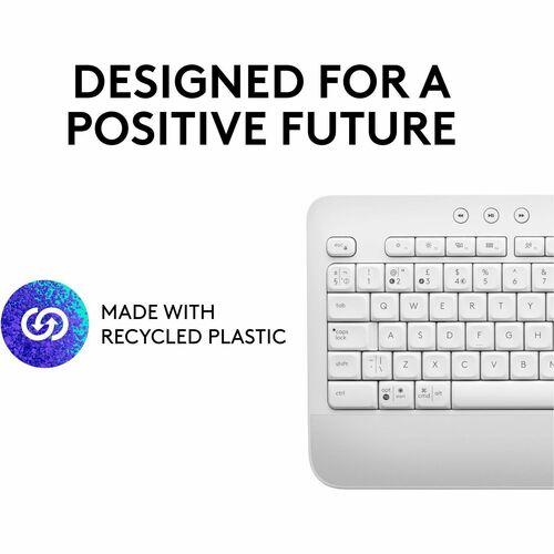 Logitech Signature K650 (blanco roto): conectividad inalámbrica