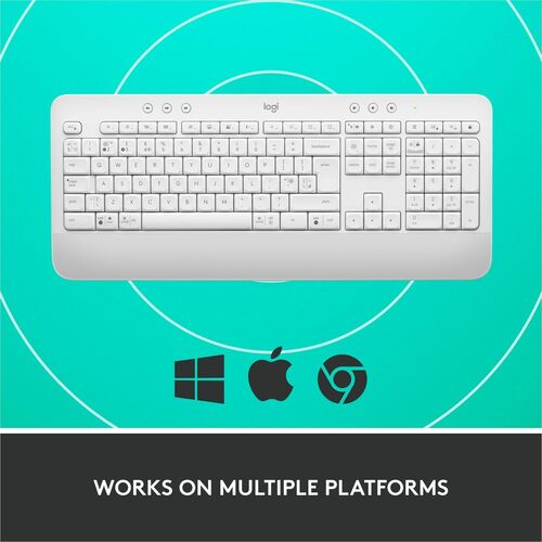 Logitech Signature K650 (blanco roto): conectividad inalámbrica