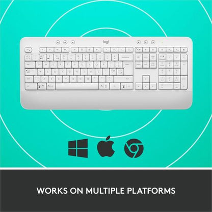 Logitech Signature K650 (blanco roto): conectividad inalámbrica