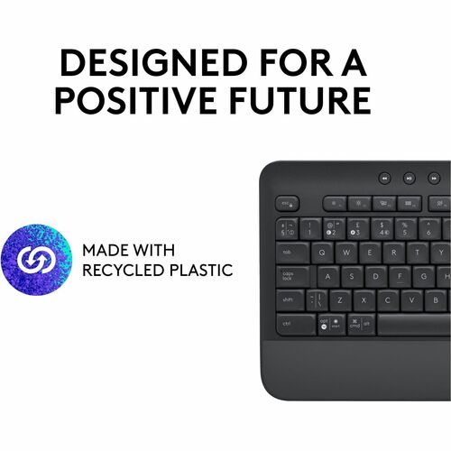 Logitech Signature K650 (Graphite) - Wireless Connectivity - Bluetooth/RF