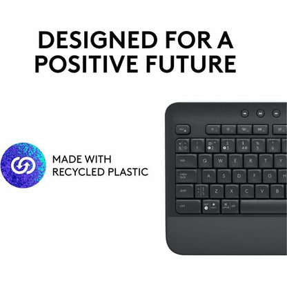 Logitech Signature K650 (Graphite) - Wireless Connectivity - Bluetooth/RF